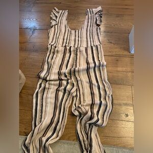 Striped women’s jumpsuit